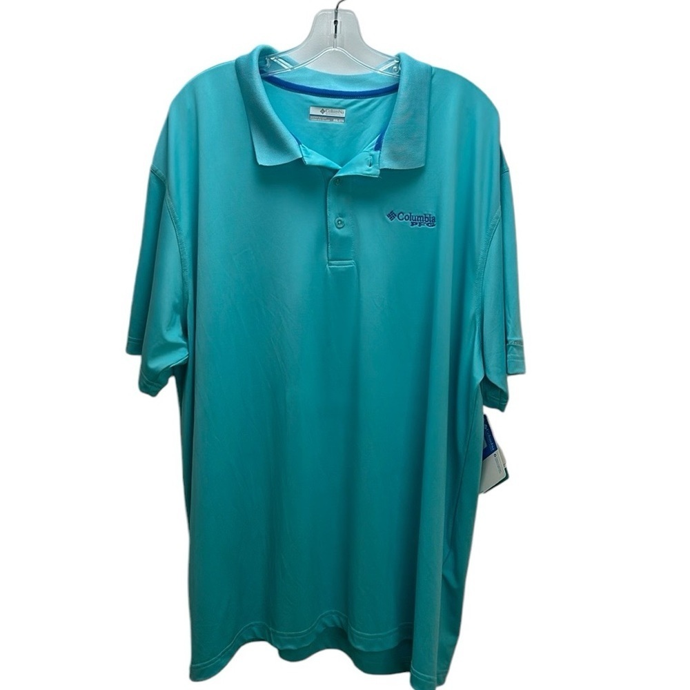 Columbia‎ PFG Omni Shade Omni Wick Low Drag Polo XXL Performance Fishing …
